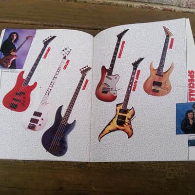 Vintage 1990 - 1991 Charvel, Charvette, Jackson Full Color Catalog! Rare, Original Case Candy, Paperwork! image 23