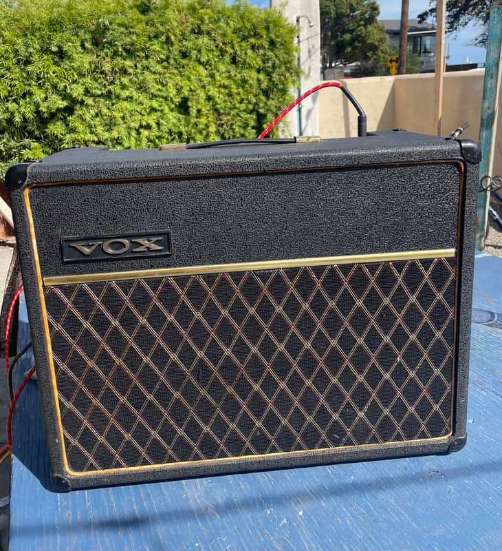 Vox V-2 Pacemaker 17-Watt 1x10" Guitar Combo 1965 - 1970 - Black image 1