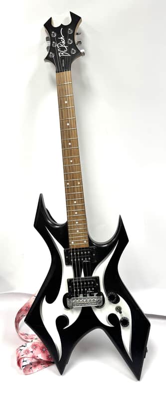 B.C. Rich Warlock - White Tribal image 1