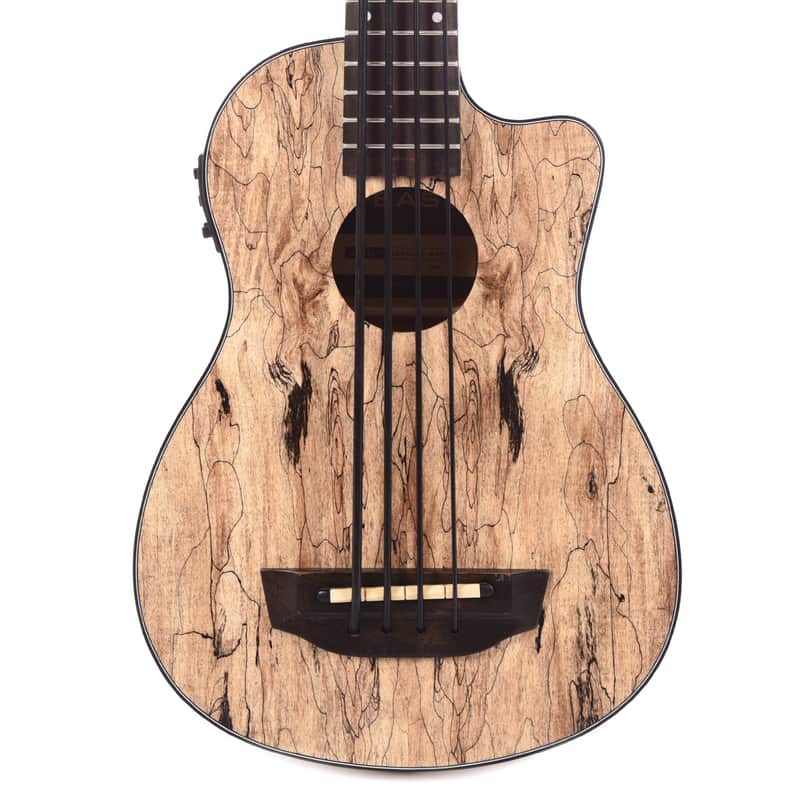 Kala UBASS-SP-MAPL-FS Spalted Maple U-Bass with Electronics image 1