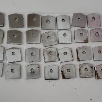 32x LEEDY - Leedy & LUDWIG - LUG SPACERS SUPPORT BACK UP PLATE REINFORCEMENT TABS image 1