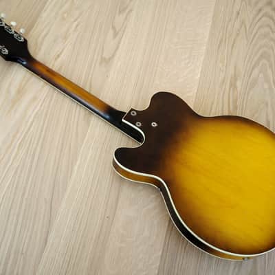 1961 Harmony H74 Meteor Neo Cutaway Vintage Guitar Near Mint DeArmond Gold Foil Pickups w/ohc image 14