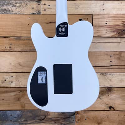 Fender Jack White Signature Triplesonic Acoustasonic Telecaster 2025 - Satin Arctic White with Black Top image 7
