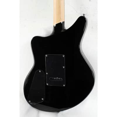 D'Angelico Premier Series Bedford SH Limited-Edition Electric Guitar with Tremolo Regular Black Flake image 4