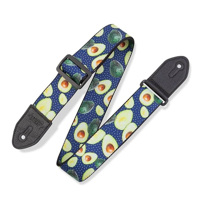 Levy's MP2FS 2" Fruit Salad Polyester Guitar Strap image 2