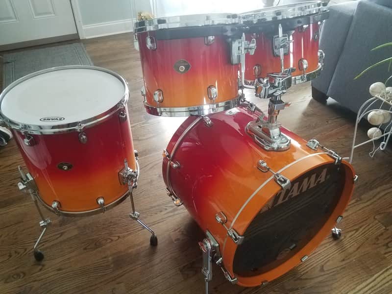 Tama Starclassic Performer 100% Birch 2005 Aztec Red Fade | Reverb