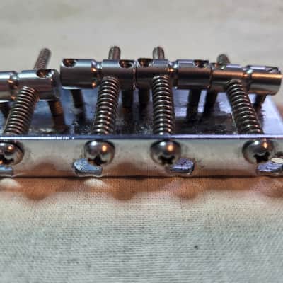 Fender Vintage 70s Bass Bridge with Slotted Saddles - 1970-79 image 4