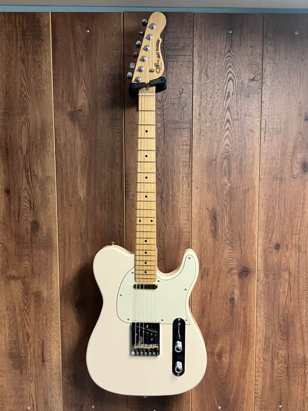 G&L Asat Tribute Maple neck Olympic White 7.6 pounds image 1