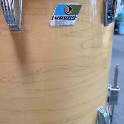 Vintage 70's Ludwig Maple 6-ply Thermogloss 16x18" Bonham Floor Tom (Rm 4) image 2