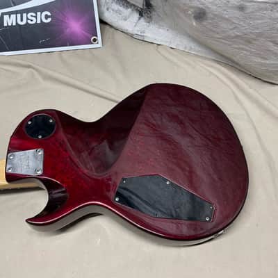 ESP LTD Eclipse Bolt-On Neck Singlecut Guitar - locking tuners missing backs! Red image 17