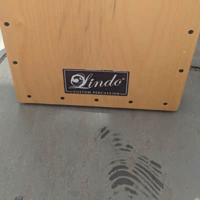 Lindo Platanus Hispanica and Birch Wood Spanish Cajon Drum Adjustable V-Snare image 2