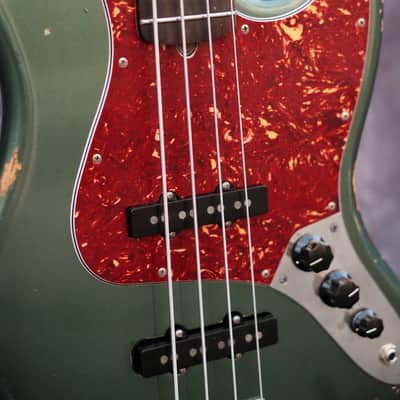Byzantine J Bass 2026 - Nitro lacquer Sherwood green relic image 6