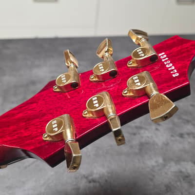 ESP Custom Shop Climax 1 of 100 Ever Made! AAA Flame 10 Top Singlecut Electric Guitar HH Piezo Special Limited Edition image 10