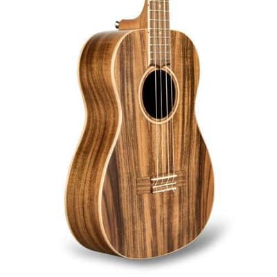 Lanikai Model ACST-B Acoustic Solid Acacia Top Baritone Size Ukulele w/ Gig Bag image 2