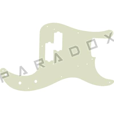 Custom Pickguard For 2000 - 2024 Made in America Fender 1963 Fender Custom Shop Precision Bass Journeyman Relic - Parchment Solid .090" image 1