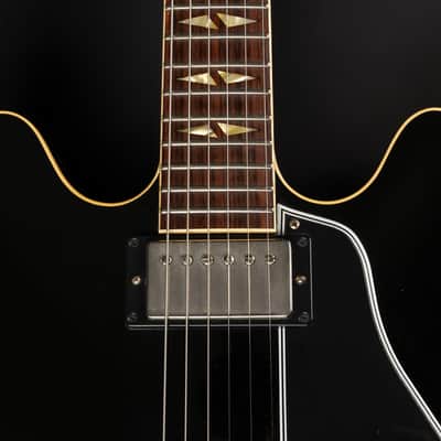 2021 Gibson Custom Shop '64 Trini Lopez Standard Reissue ES-335 - Ebony VOS | USA Semi-Hollow Vintage Diamond F Holes Firebird Headstock | CoA OHSC image 23