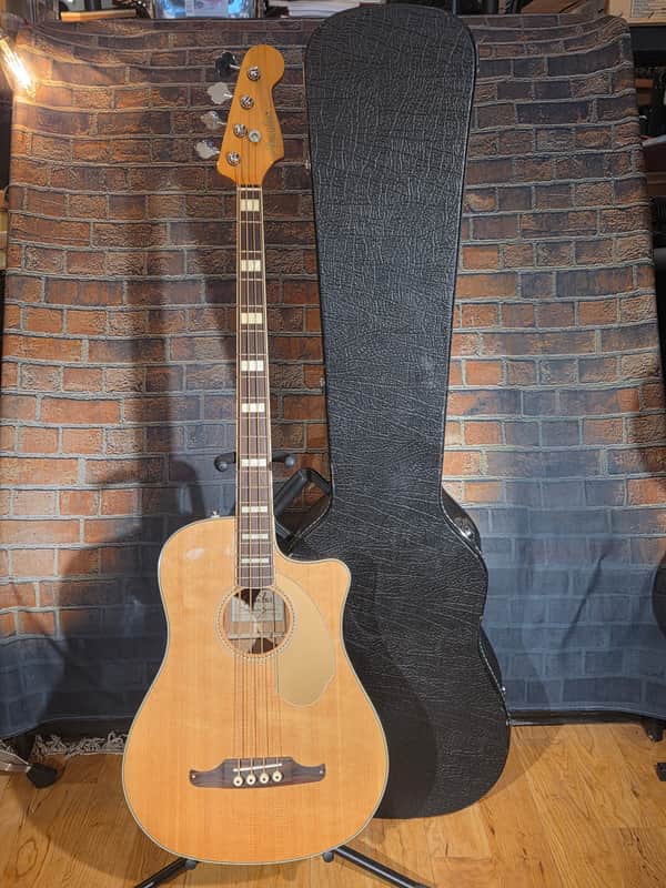 【極美品】Fender kingman Bass SCE NAT エレアコベース Fender Kingman Bass SCE Acoustic-Electric Bass Natural | Reverb