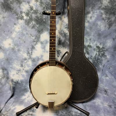 Vintage 1952 Kay Model K-54 5 String Banjo New Strings Pro Setup NOS Soft Shell Case image 1