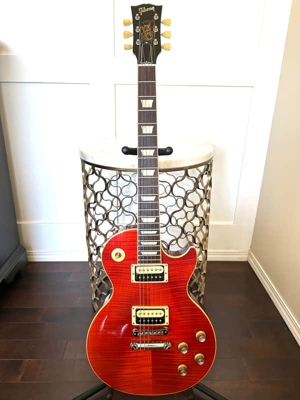 2013 Gibson Slash Signature Les Paul Vermillion – AAA Flame Top – OHSC image 1