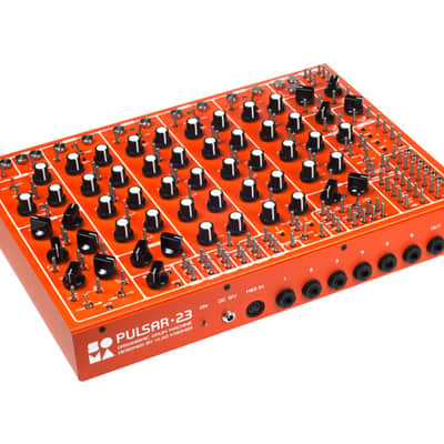 SOMA Laboratory Pulsar-23 Semi-Modular Drum Machine (Orange) image 3