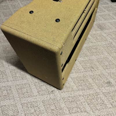 BadCat Blackcat R30 2000-2001 (Sampson Era) - Tweed with Gold Faceplate and Gold Grill Cloth image 4