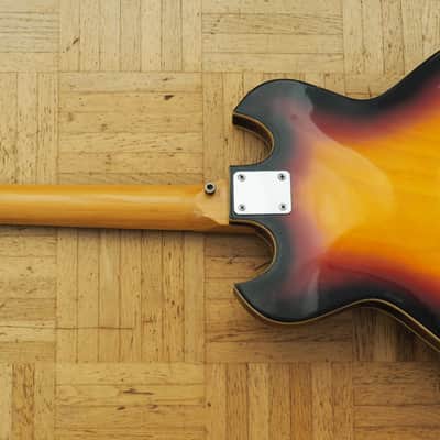 Video! Sakai (Teisco -ish) "Barney Kessel-style" Thinline ~1972 made in Japan - Pro Setup, Player Ready image 10
