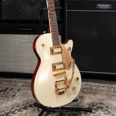 Gretsch Electromatic Pristine LTD Jet Single-Cut With Bigsby Electric Guitar - White Gold - Demo image 15