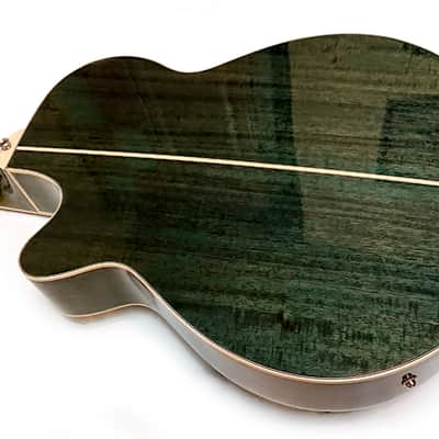 Westfield Electro Acoustic Guitar TF656P Trans Green Burst 2003 image 19