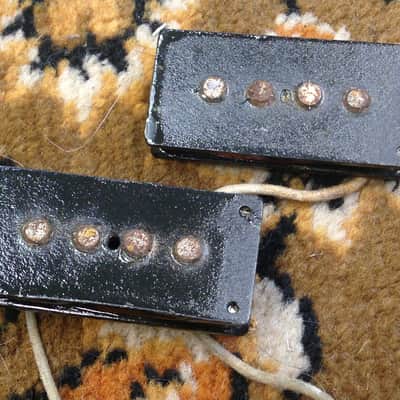 Fender Precision Bass Black Bobbin Bottom Pickups 1959-1964 Pre CBS Very Rare Wow! image 3