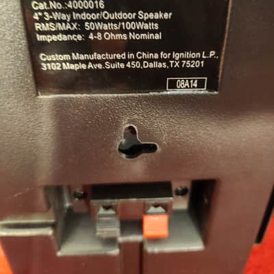 Auvio 4000016 4" 3-Way 100W Speaker Pair image 7