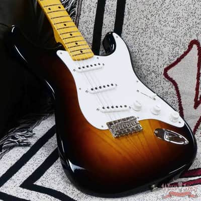 Fender Custom Shop Vintage Custom '55 1955 Hardtail Stratocaster Time Capsule Package Wide Fade 2 Tone Sunburst image 8