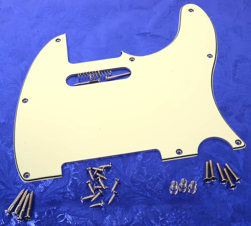 Generic '60's Style Mint Green 3 Ply Vinyl Pickguard For Telecaster + Hardware, #GTPMG image 1