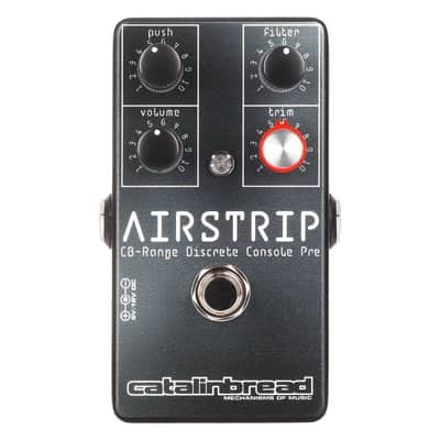 Catalinbread Airstrip CB-Range Overdrive Preamp Pedal – Guitar Effects Pedal with Trim, Filter, Push & Volume Controls for Enhanced Tone image 1