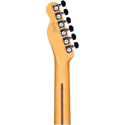Fender American Ultra II Telecaster Electric Guitar, Ebony Fingerboard (with Case), Texas Tea image 6