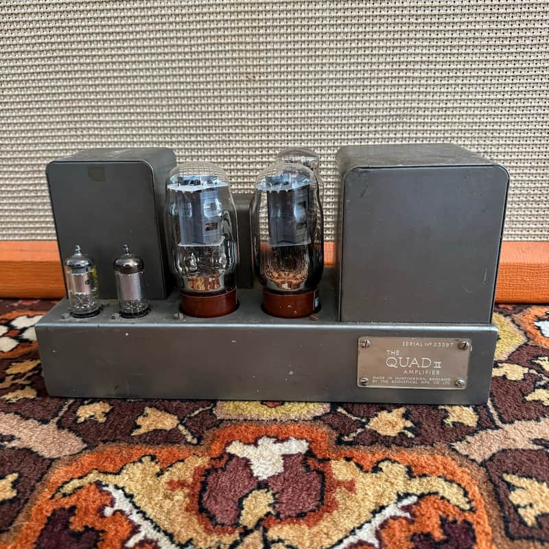 Vintage 1950s 1959 Quad II 2 KT66 Monoblock Hifi Amplifier image 1