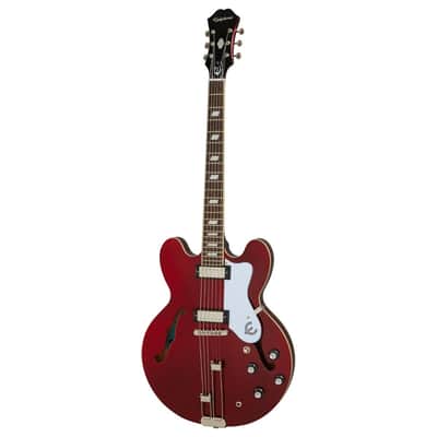Epiphone Riviera Semi Hollow Body Electric Guitar Sparkling Burgundy image 2