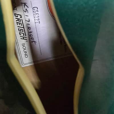 Gretsch G5622T Electromatic Center Block Double Cutaway with Super Hilo'Tron Pickups and Bigsby 2016 - 2018 - Georgia Green with TKL hard case image 4