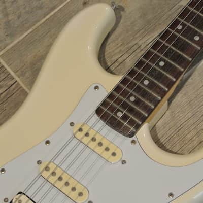 1980's Series 10 by Bently Stratocaster- HSS - White with Matching Head- Clean! image 3