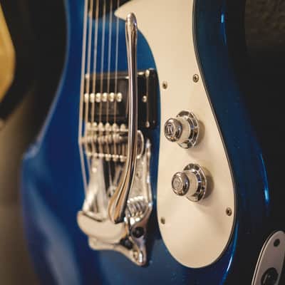Mosrite The Nokie 1992 - Blue sparkle image 14