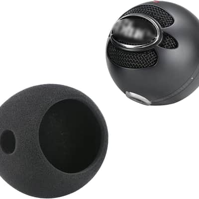 Pop Filter For Blue Snowball - Professional Snowball iCE Mic Foam Wind Cover Windshield Pop Filter for Recordings, Broadcasting image 4
