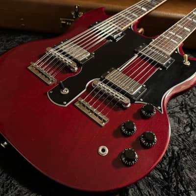 Gibson EDS-1275 Double Neck 1992 - Cherry image 11