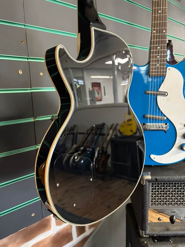 Burny Les Paul Custom P90 Ebony 2023 Electric Guitar | Reverb UK