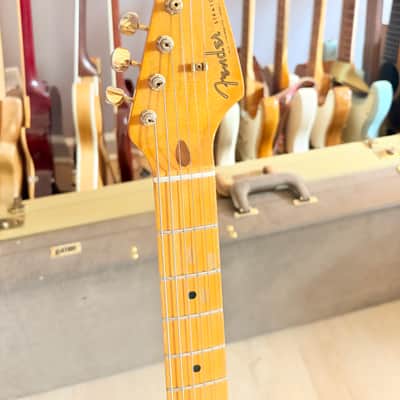 1988 Fender American Vintage '57 Stratocaster- Mary Kaye/ White Blonde image 7