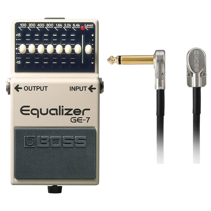 New Boss GE-7 Graphic Equalizer 7-band EQ Guitar Pedal FREE Boss Patch Cable image 1