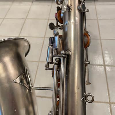 Beautiful 1913 Early Buescher True Tone Baritone Saxophone High Pitch (Serviced and Ready to Play) image 16