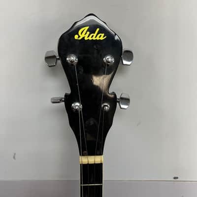 Vintage Iida 5-String Banjo with Resonator Made in Japan image 3