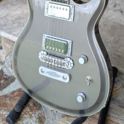 Zemaitis SCW22 Metallic Grey Electric Guitar w/Zemaitis Deluxe Semi-Hard Gig Bag image 3