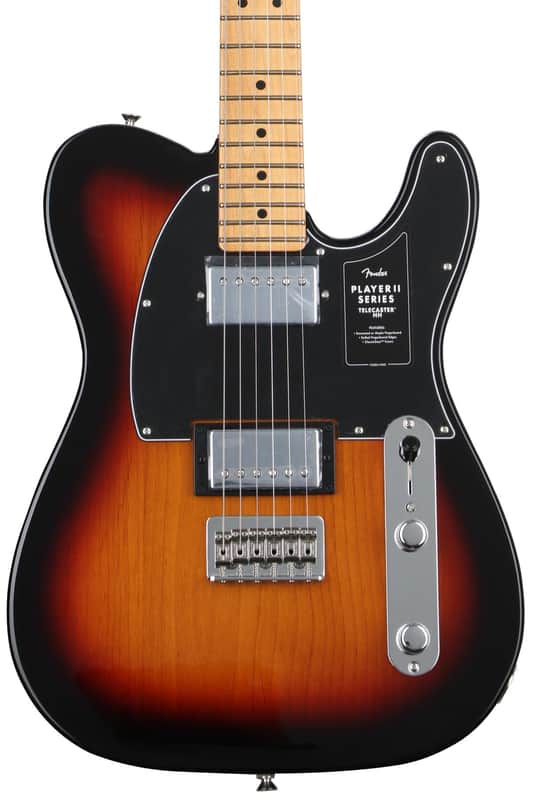 Fender Player II Telecaster HH Electric Guitar - 3-color Sunburst with Maple Fingerboard image 1