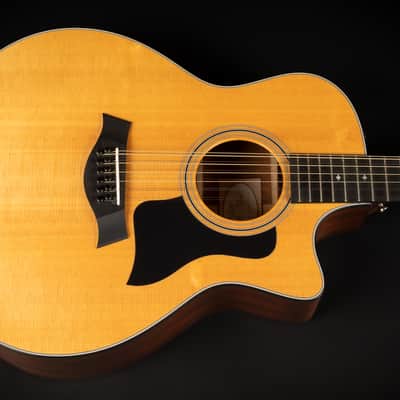2017 Taylor 356ce with ES2 Electronics - Natural | USA All Solid Grand Symphony Acoustic Guitar Cutaway Pickup | OHSC image 4