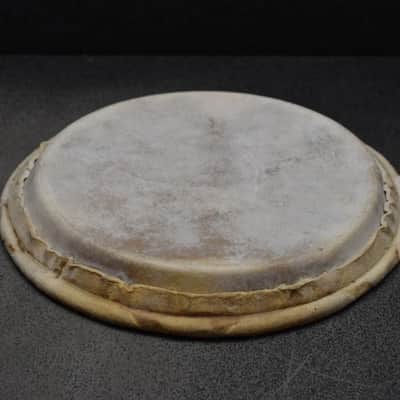 AK leather head for djembe/bongo set 3pc 11"+12" 2000s - Skin image 6